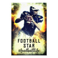 Vintager amerikanischer Fußballspieler