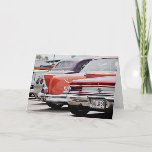Vintager amerikanischer Oldtimer-Notecard Karte