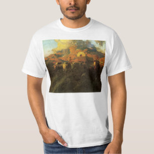 Vintager amerikanischer Westen, Overland Trail von T-Shirt