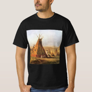 Vintager amerikanischer Westen, Teepons auf Schlic T-Shirt