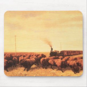 Vintager amerikanischer Westen, vertreten durch NH Mousepad