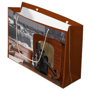 Vintager analoger Kamerakorder Große Geschenktüte