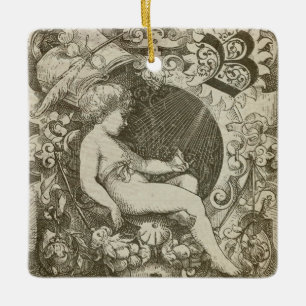 Vintager Angel Doppelsiedte Ornament