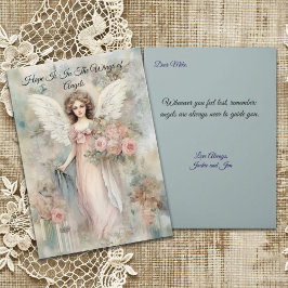 Vintager Angel Karte