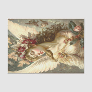 Vintager Angel Seidenpapier