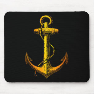 Vintager Ankerbootschiff Sailor Yachting Boa Mousepad