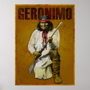 Vintager Apache Indian - Geronimo Poster