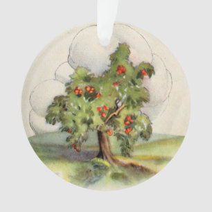 Vintager Apfelbaum Ornament