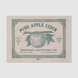 Vintager Apfelwein-Dekoupage-Möbeltransfer Seidenpapier