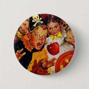 Vintager Apple-Bobbing Button