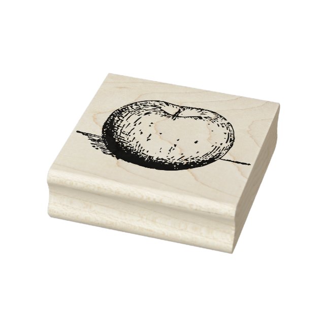 Vintager Apple Gummistempel (Stempel)