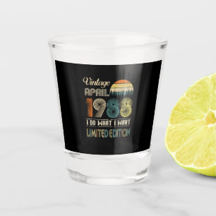 Vintager April 1988 Was ich Woll Limited Edition Schnapsglas