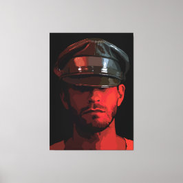 Vintager Arbeitnehmer: Chivalry und Elegance Leinwanddruck