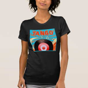 Vintager argentinischer Tango Vinyl Record T-Shirt