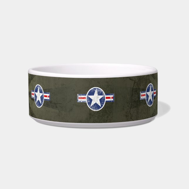 Vintager Armee-Luft-Korps-patriotischer Stern Napf (Vorderseite)