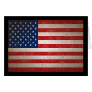 Vintager Art-amerikanische Flaggen-patriotischer