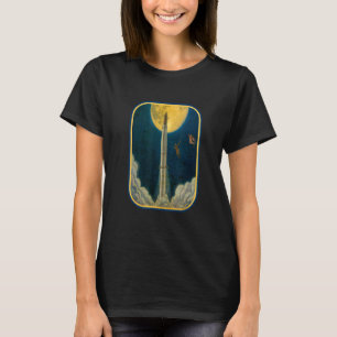Vintager Artemis Rocket Moon Start Historisch T-Shirt