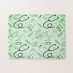 Vintager Arzt Puzzle