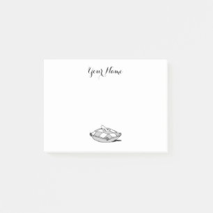 Vintager Aschenputtel auf grauem Kissenkleber Post-it Klebezettel