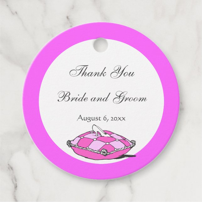 Vintager Aschenputtel Geschenkanhänger (Vorderseite)