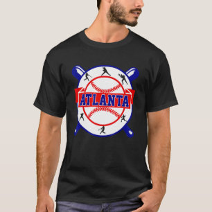 Vintager Atlanta City Baseball für Männer Frauen T-Shirt