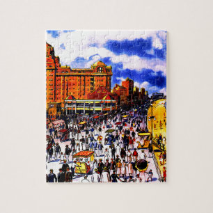 Vintager atlantischer Stadtverkehr Puzzle