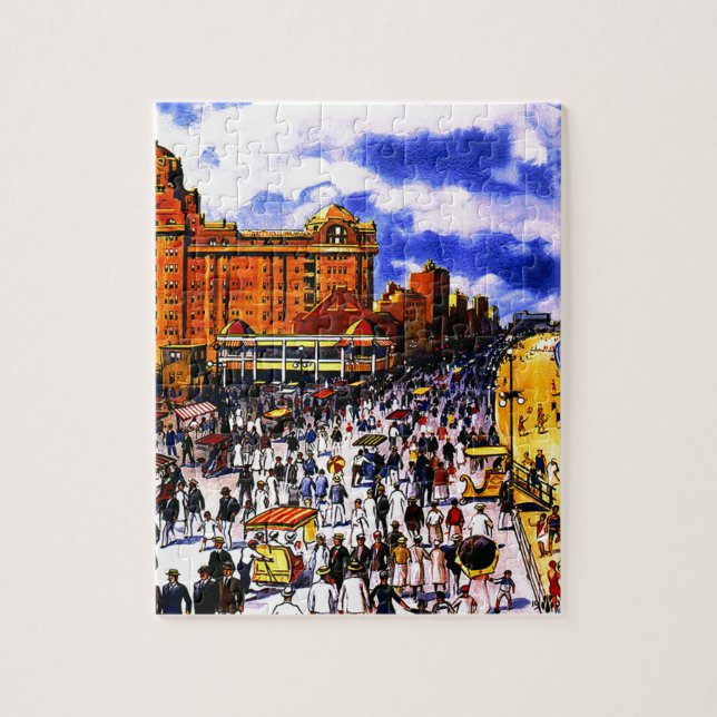 Vintager atlantischer Stadtverkehr Puzzle (Vertikal)