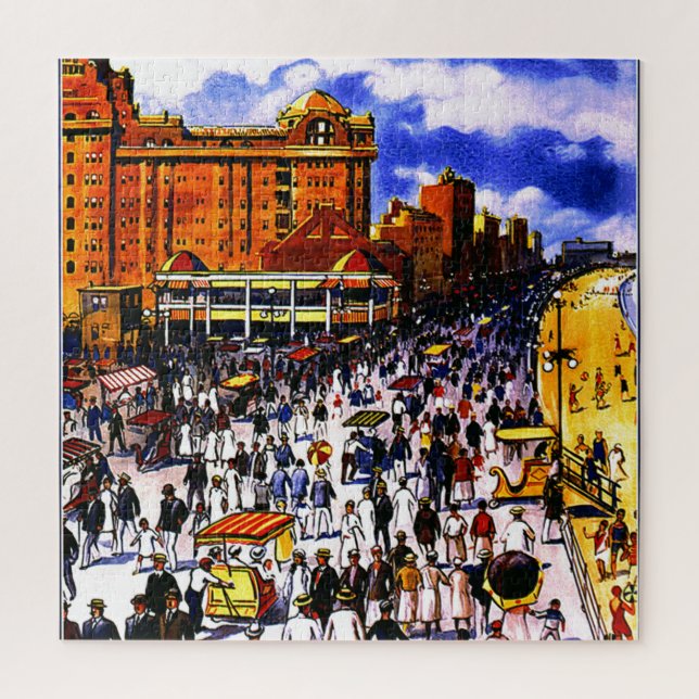 Vintager atlantischer Stadtverkehr Puzzle (Vertikal)