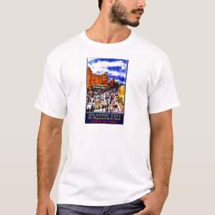 Vintager atlantischer Stadtverkehr T-Shirt