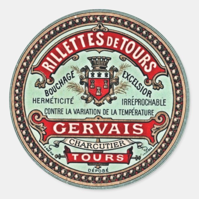 Vintager Aufkleber (Vorderseite)