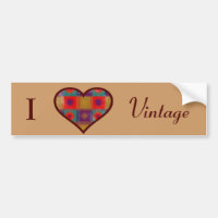 Vintager Aufkleber der Liebe I