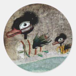 Vintager Aufkleber für das Ugly Duckling