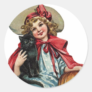 Vintager Aufkleber Halloweens