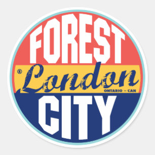 Vintager Aufkleber Londons