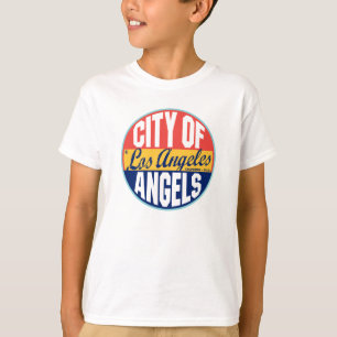 Vintager Aufkleber Los Angeles T-Shirt