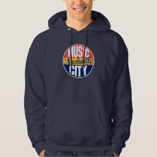 Vintager Aufkleber Nashvilles Hoodie