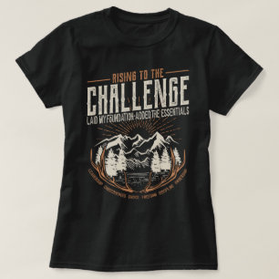 Vintager Aufstieg zum Challenge CC Christlich T-Shirt