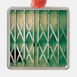 Vintager Aufzug Ornament Aus Metall