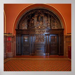 Vintager Aufzug Poster