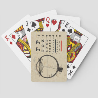 Vintager Augenarzt Spielkarten