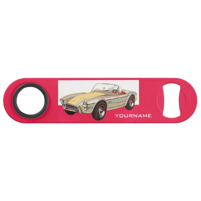 Vintager Auto-Name-Flaschenöffner Speedflaschenöffner (Vorderseite (Horizontal))