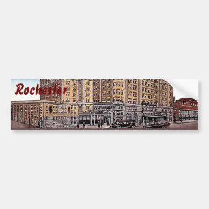 Vintager Autoaufkleber Hotelseneca-Rochesters NY