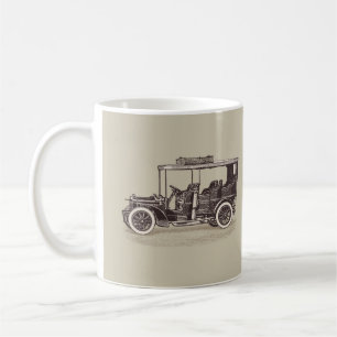 Vintager Autotransport Kaffeepause Tasse