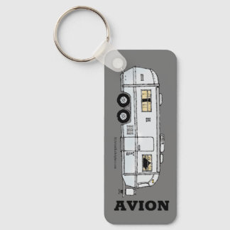 Vintager Avion Trailer Fob, Aluminium Schlüsselanhänger