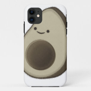 Vintager Avocado Zeichnend iPhone 11 Hülle