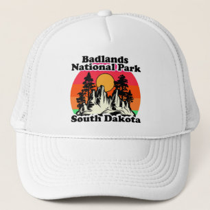 Vintager Badlands-Nationalpark Truckerkappe