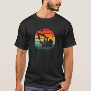 Vintager Bagger 70er 80er Retro Sunse T-Shirt