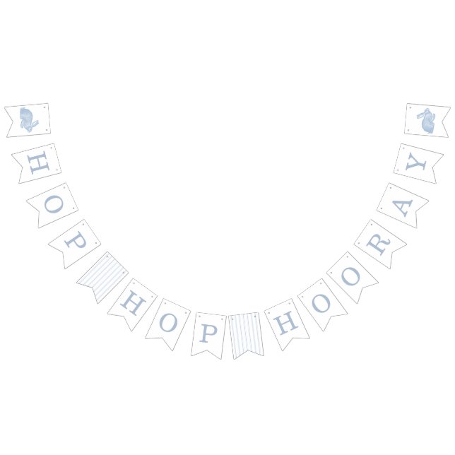 Vintager Banner für Bunny Frame Oaster - Blau (Alle)