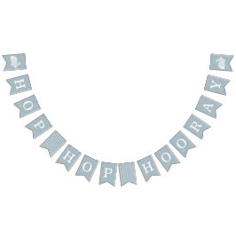 Vintager Banner für Ostern - Blau