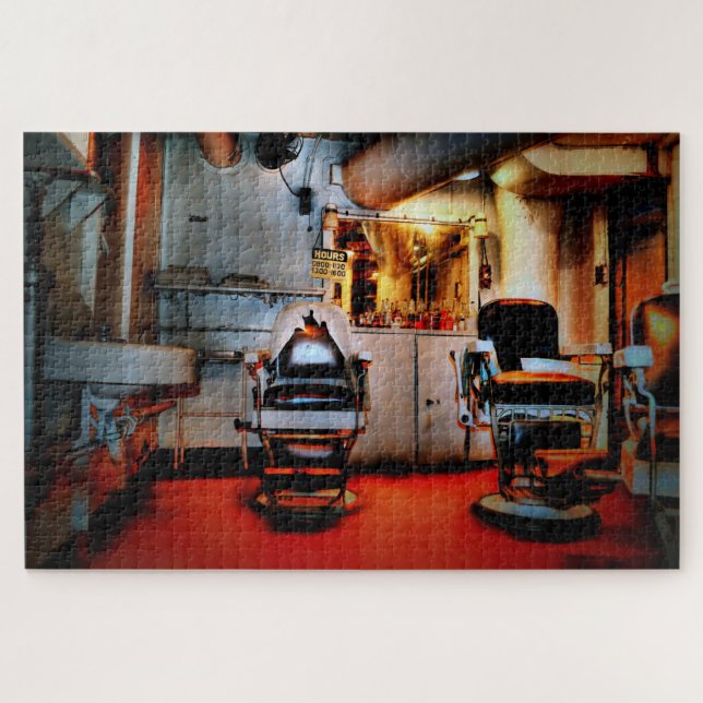 Vintager Barbershop Puzzle (Horizontal)